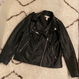 Black H&M Leather Jacket